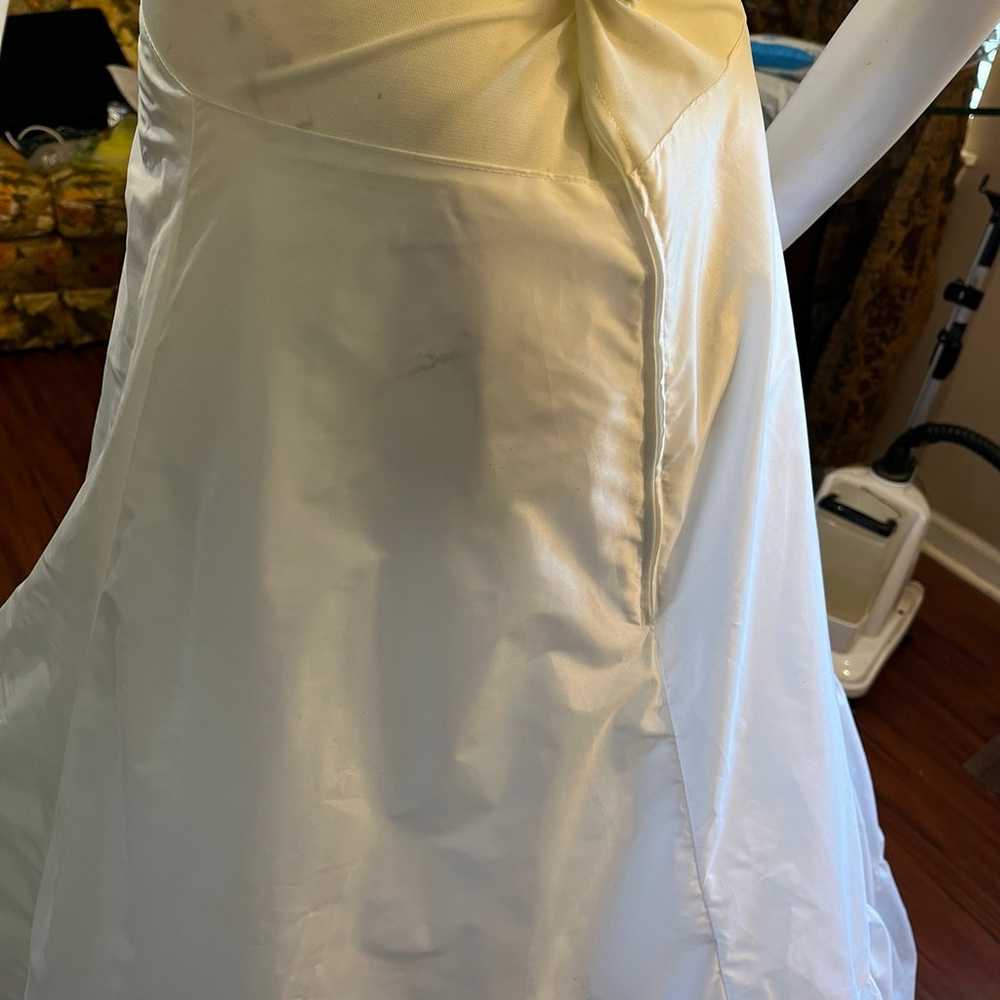 Ladies DAVIDS BRIDAL Wedding Gown Crinoline 2 Tie… - image 7