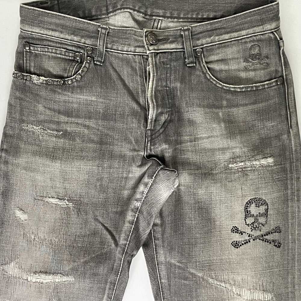 Japanese Brand × Roen Roen distressed skull jeans - image 3