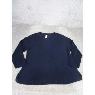 Talbots Talbots Sweater Womens 3X Plus Navy Blue K