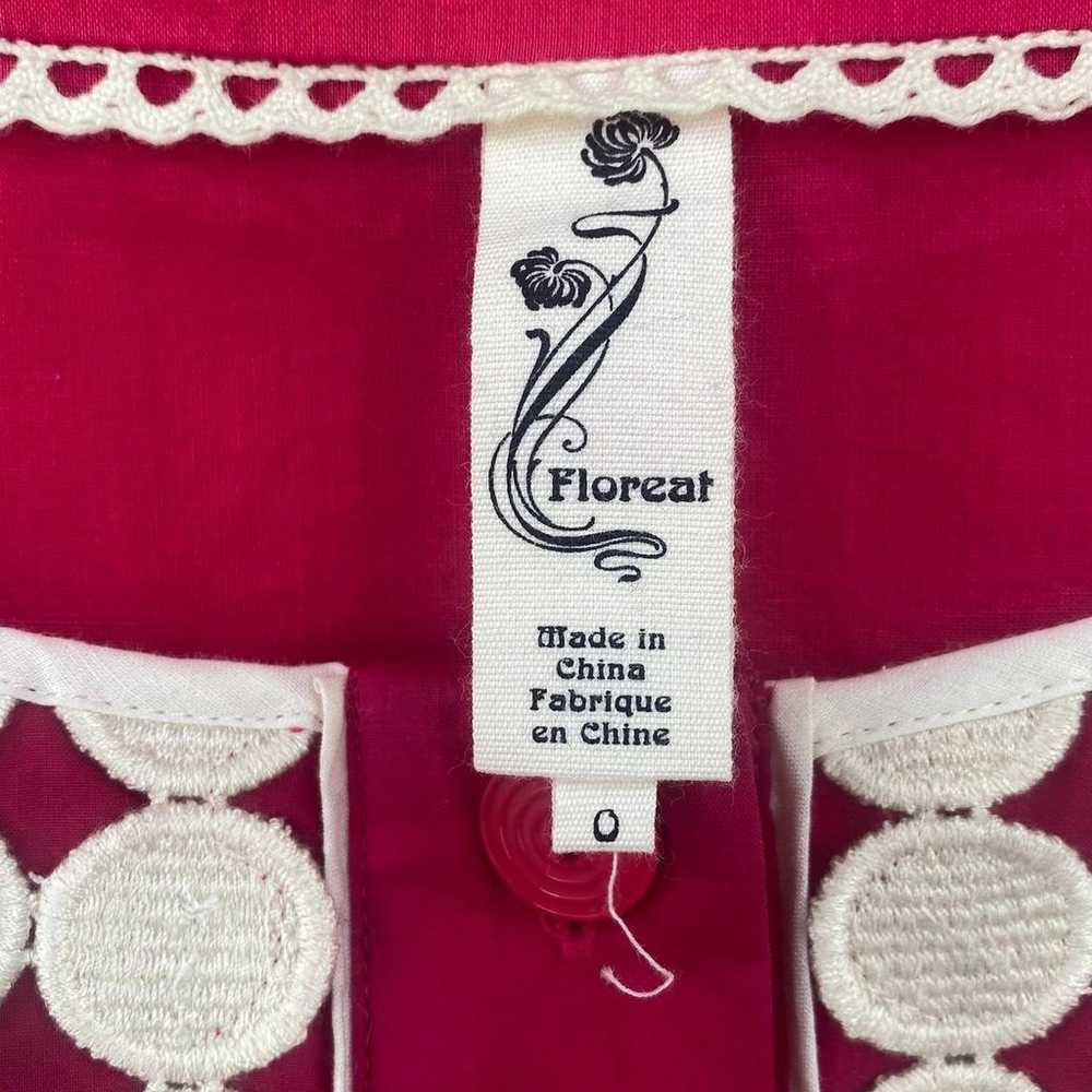 Anthropologie Floreat Mini Dress Cotton Button Up… - image 10