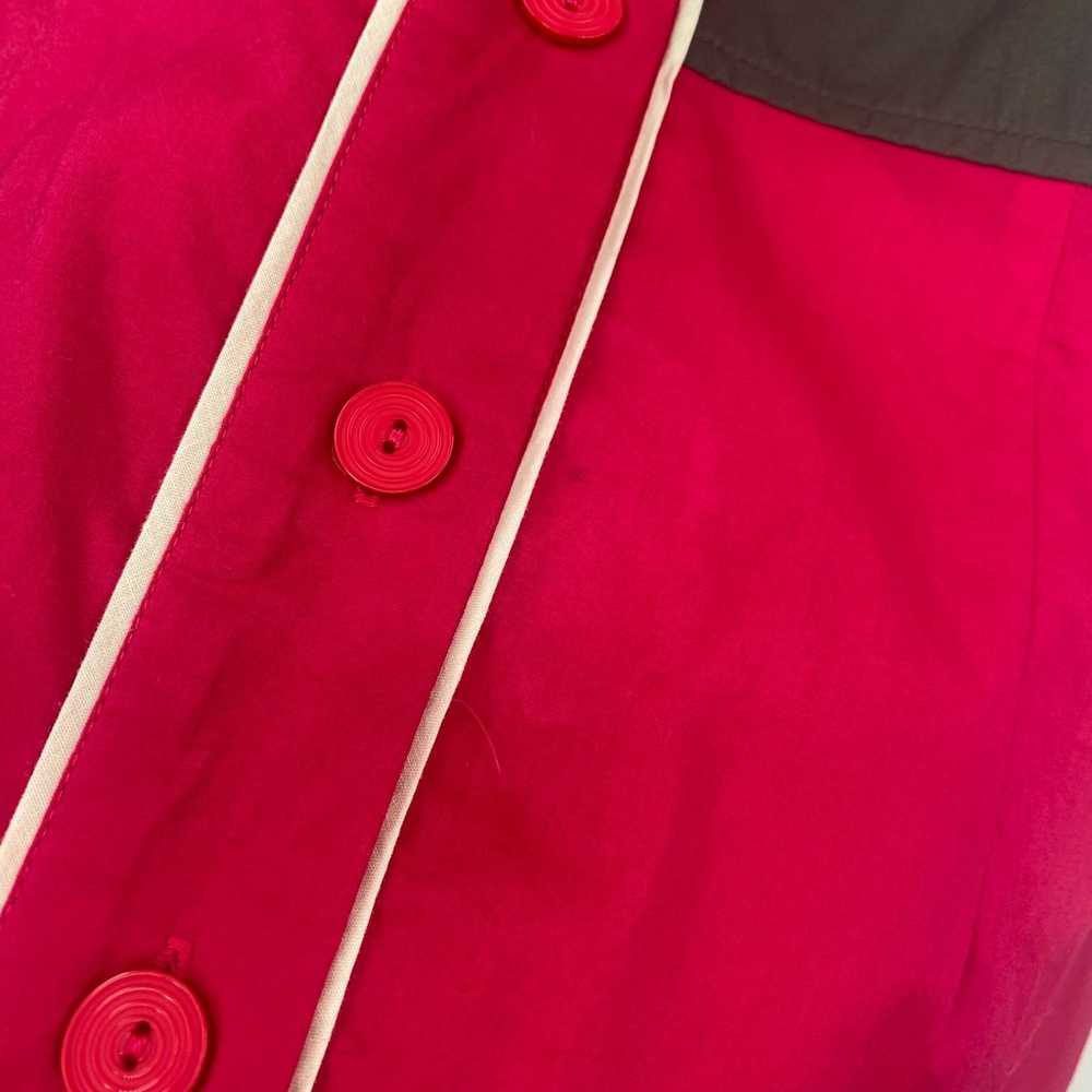 Anthropologie Floreat Mini Dress Cotton Button Up… - image 8