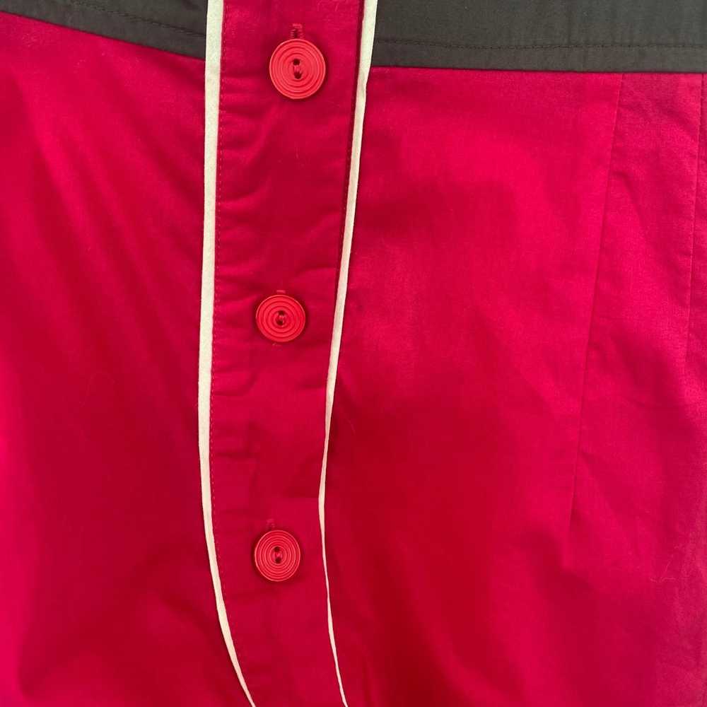 Anthropologie Floreat Mini Dress Cotton Button Up… - image 9