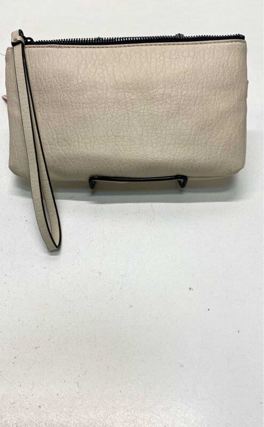 Juicy Couture Ivory Envelope Zip Wallet Wristlet - image 2