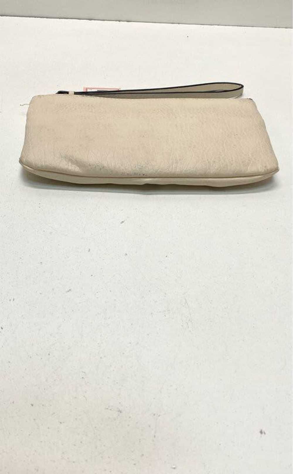 Juicy Couture Ivory Envelope Zip Wallet Wristlet - image 3