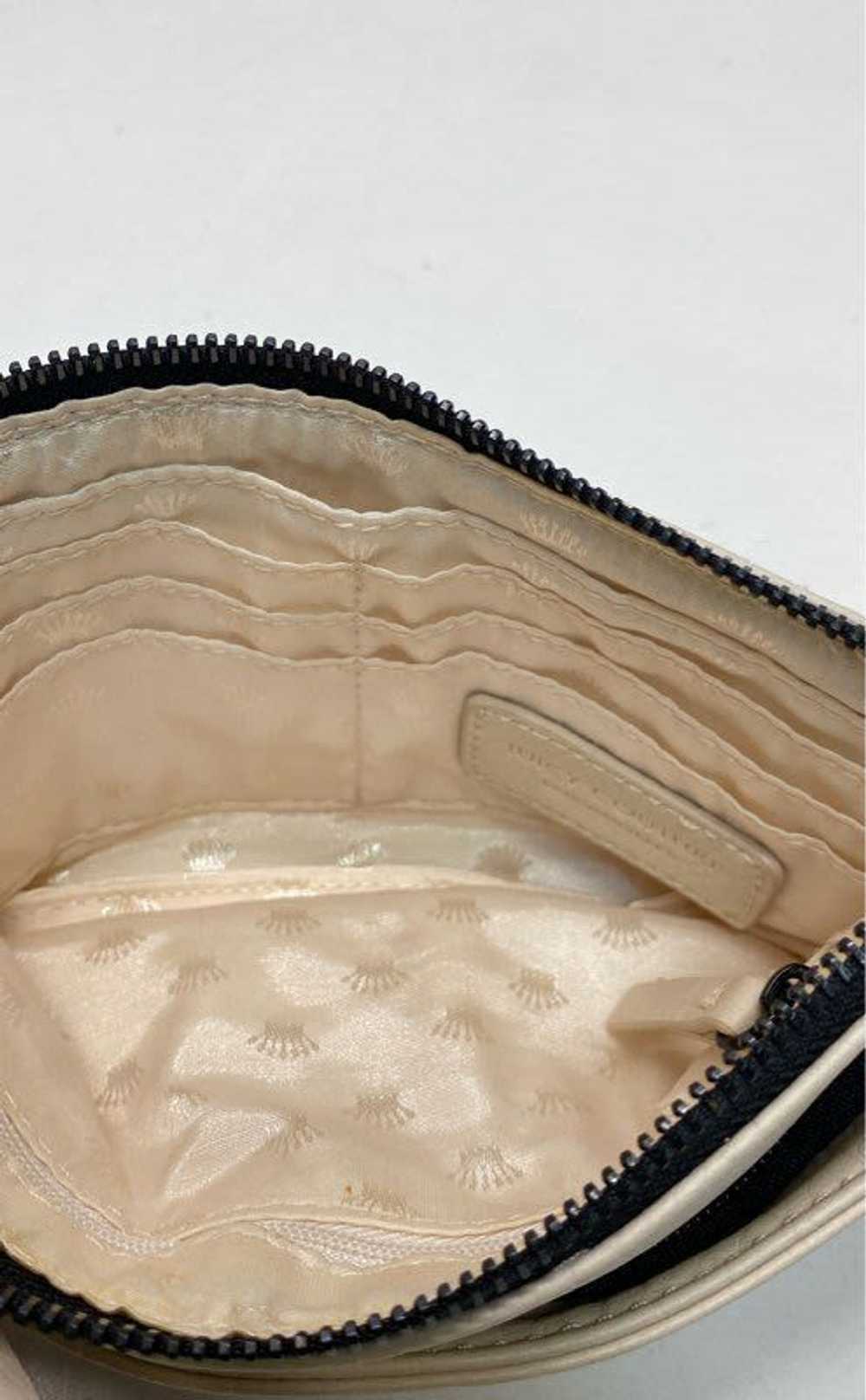 Juicy Couture Ivory Envelope Zip Wallet Wristlet - image 4