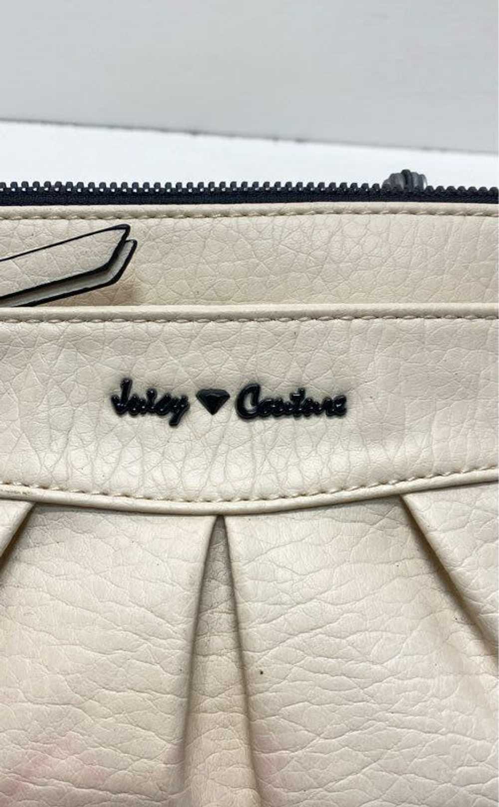 Juicy Couture Ivory Envelope Zip Wallet Wristlet - image 6