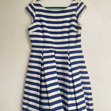 Kate Spade Blue White Stripe Dress