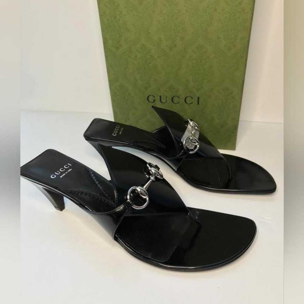 Gucci Leather sandal - image 7