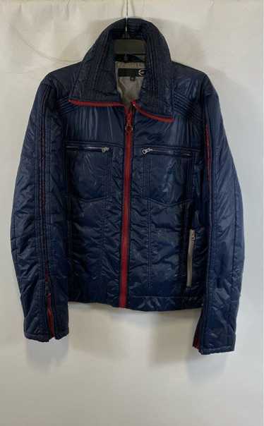 Roberto Cavalli Blue Puffer Jacket - Size 52 (US X