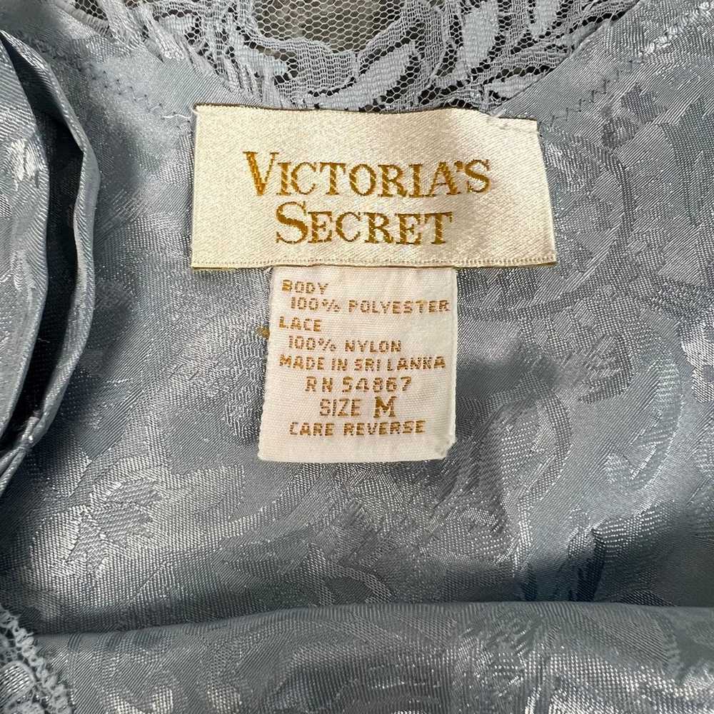 Vtg 90s Victoria’s Secret Satin Slip Dress Lace F… - image 7