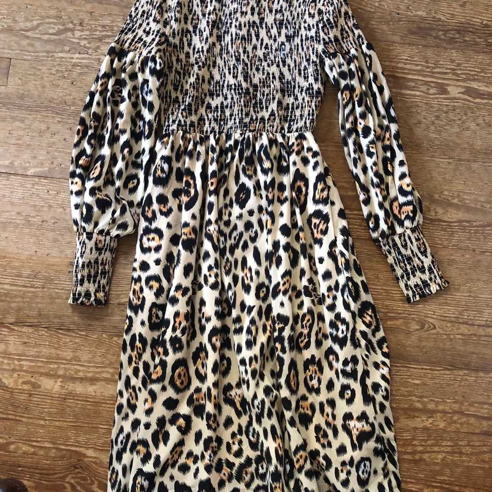 English Factory Leopard Maxi Dress - image 1