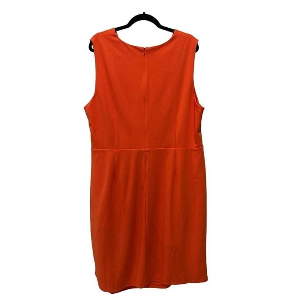 MAGGY LONDON Women's Orange Dress 22W - image 2