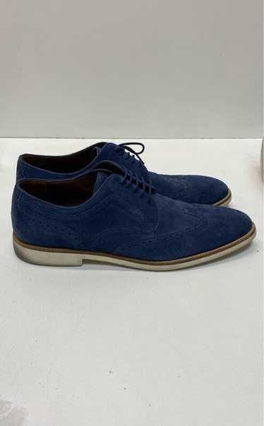 Boss Hugo Boss Suede Wing Tip Oxfords Blue 10