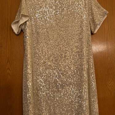 Silver sparkle dress