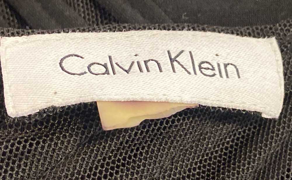NWT Calvin Klein Womens Black Cap Sleeve Back Zip… - image 5