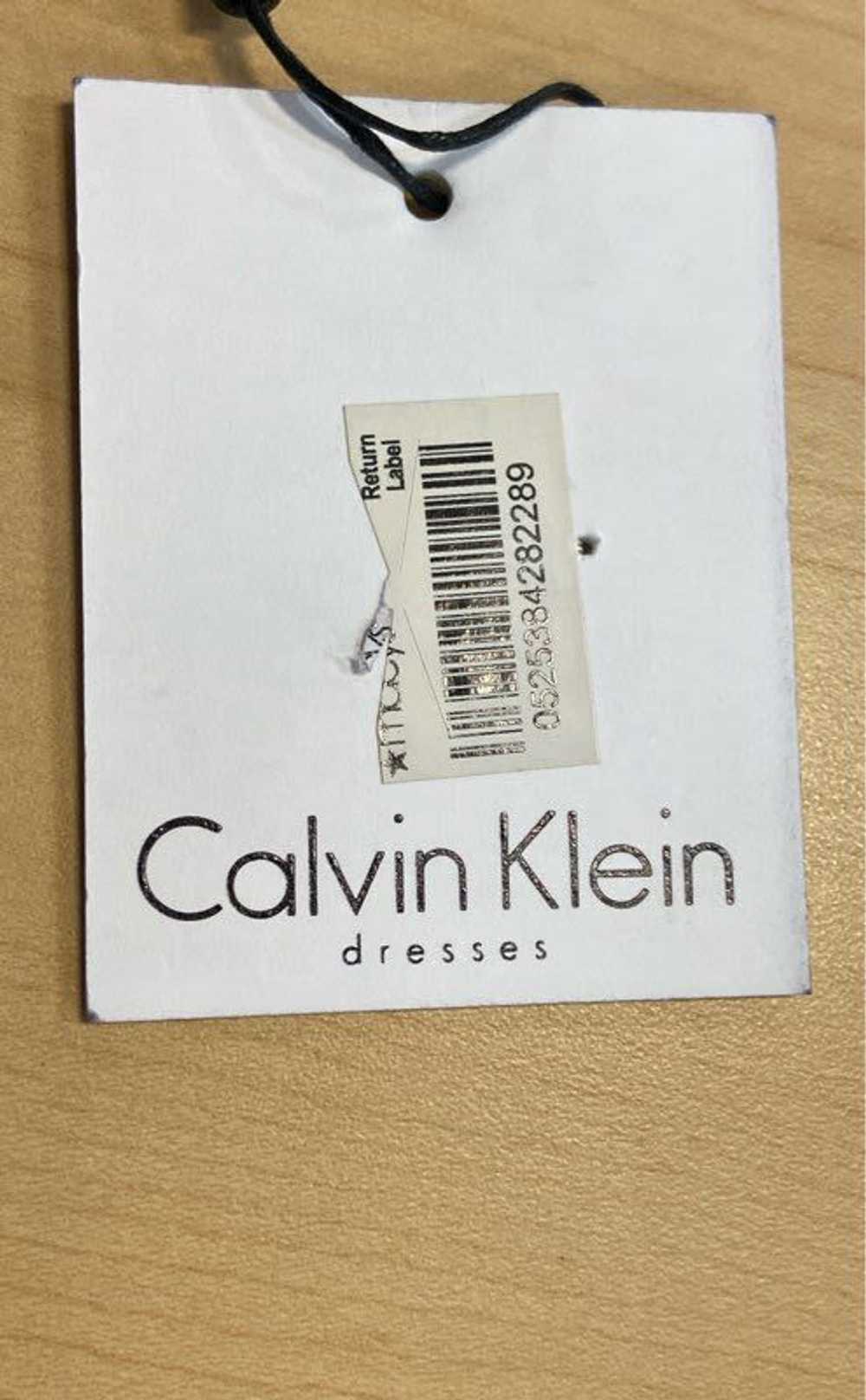 NWT Calvin Klein Womens Black Cap Sleeve Back Zip… - image 7