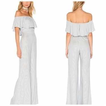 Wildfox NWOT Couture Striped Chambray Jumpsuit Wom