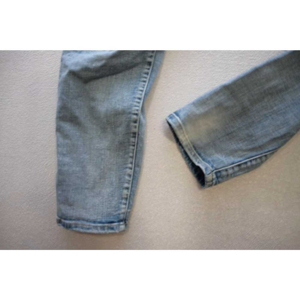 Vintage Smoke Rise Biker Jeans Distressed Blue Sl… - image 2