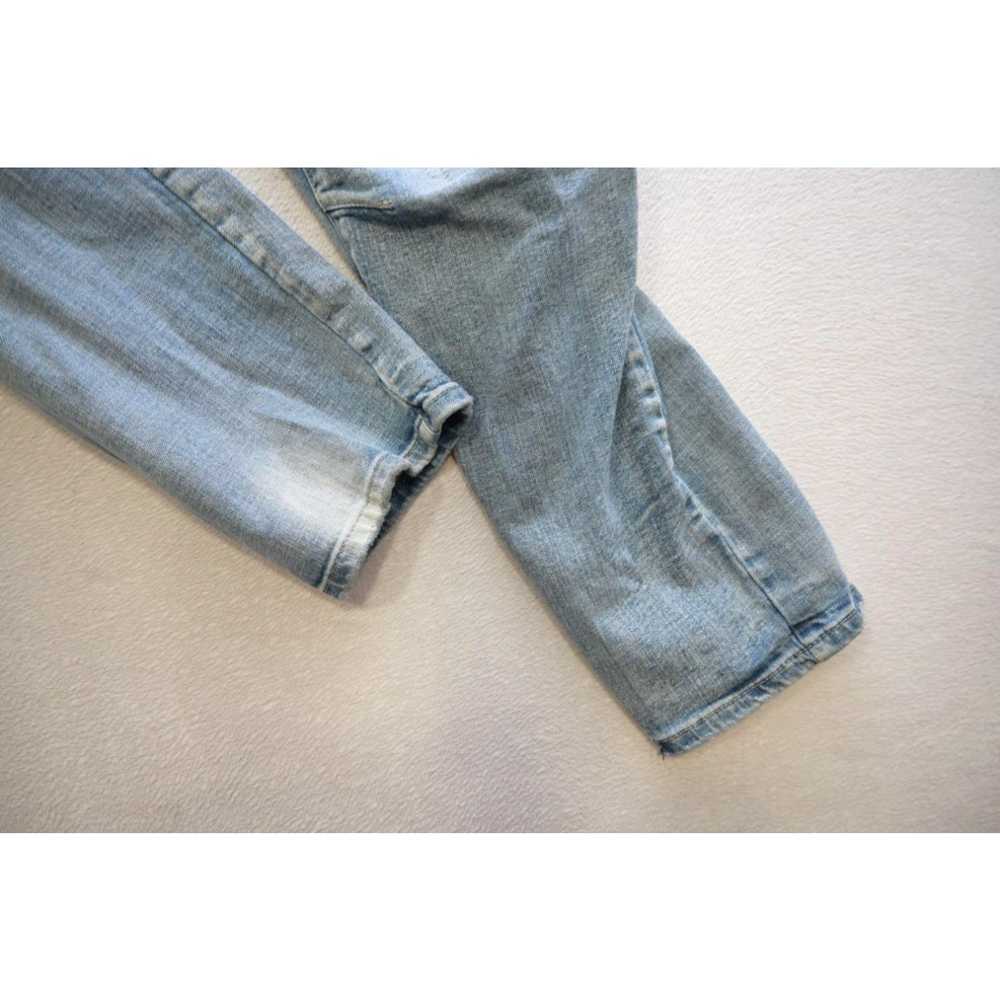 Vintage Smoke Rise Biker Jeans Distressed Blue Sl… - image 3
