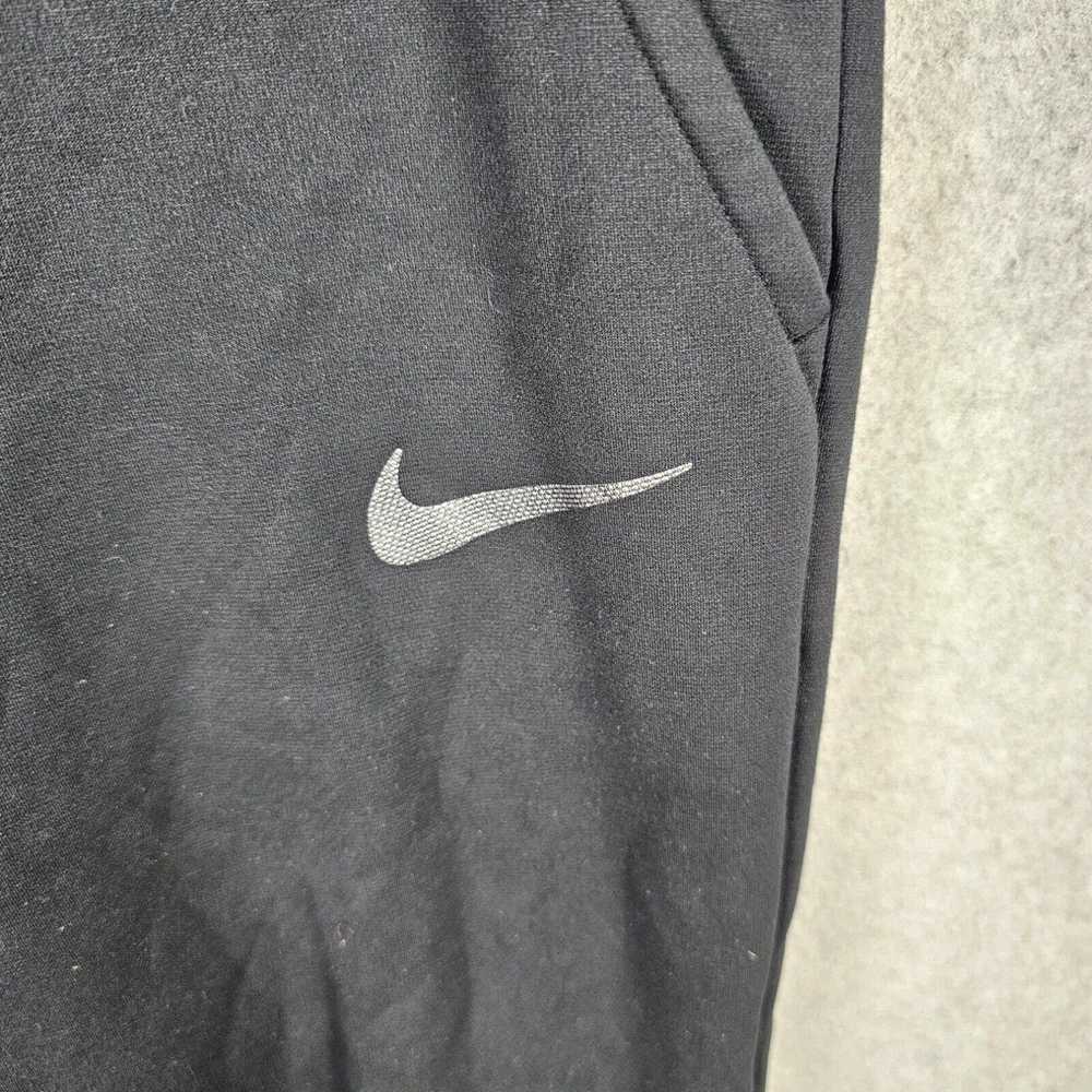 Nike Nike Sweatpants Mens Small Solid Black Draws… - image 3