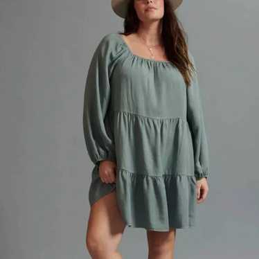 Anthropologie Amadi Verity Tiered Tunic Dress Size
