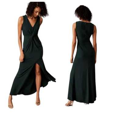 BHLDN Cortine Long Gown Dress - Forest Green Size 