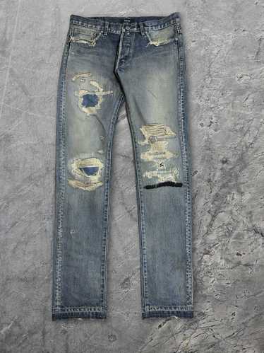 Undercover SOLD Undercover 68 Black Yarn Denim Me… - image 1