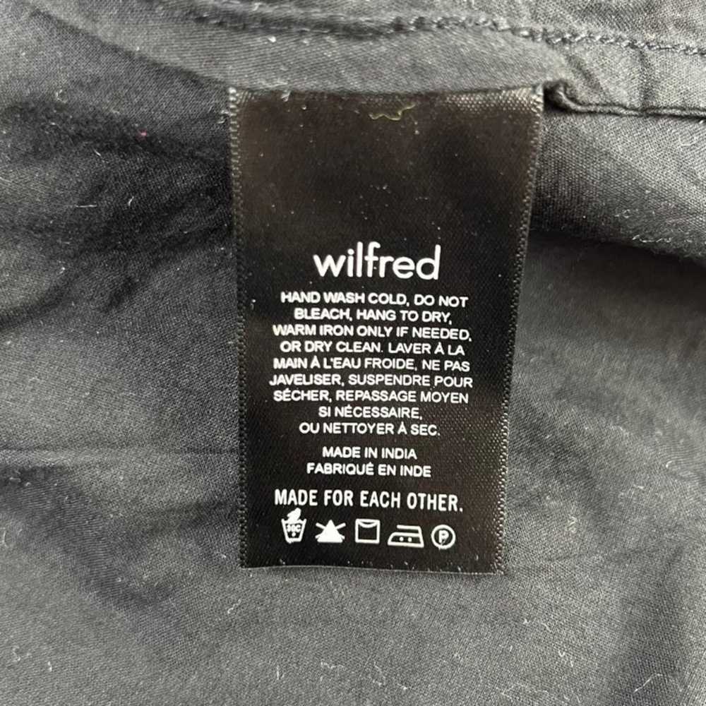 Wilfred Black Eyelet Lace Puff Sleeve Dress Size … - image 4