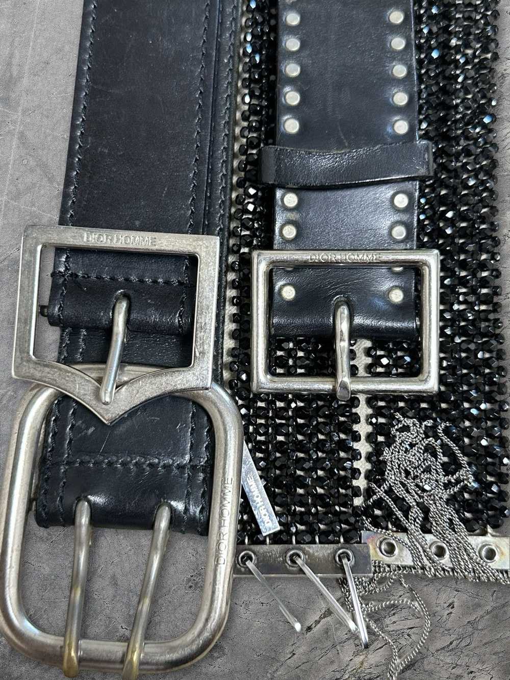 Dior × Hedi Slimane Sold AW06 Studded Belt - image 4