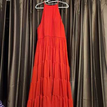 Leena Mac Duggal Red Dress