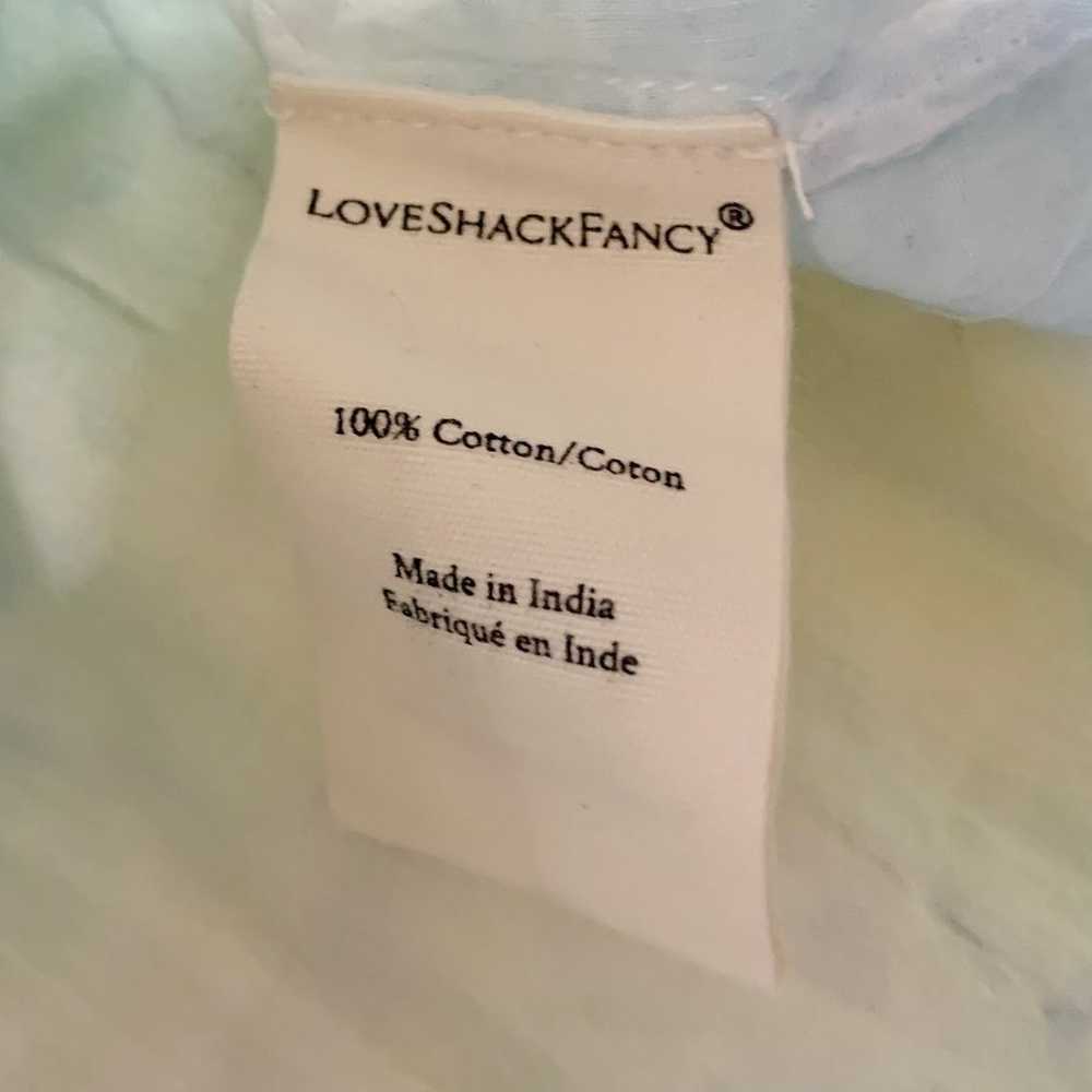 LoveShackFancy XL Natasha Ruffled Tie Dyed Mini D… - image 9