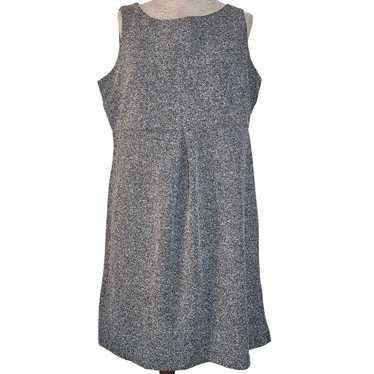 Lands End Grey Sleeveless Knee Length Dress Size 1