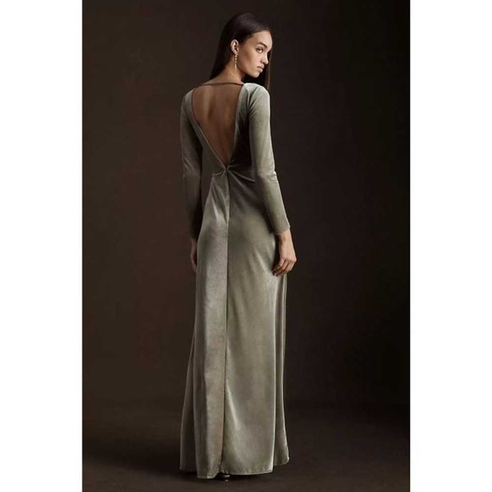 New Jenny Yoo Ryland V-Neck Long-Sleeve Open-Back… - image 2