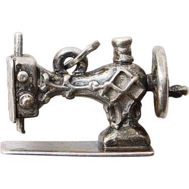 Sterling SEWING MACHINE Mechanical Vintage Charm -