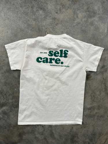 Mac Miller Mac Miller White Self Care Logo Tee Sz.