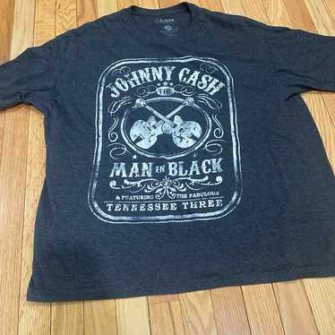 Johnny cash 2xl graphic t-shirt - image 1