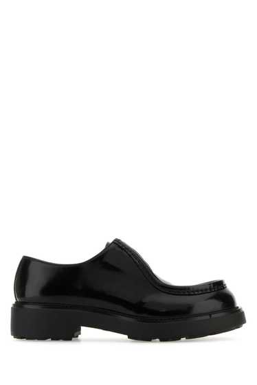 Prada Black Leather Diapason Lace-Up Shoes