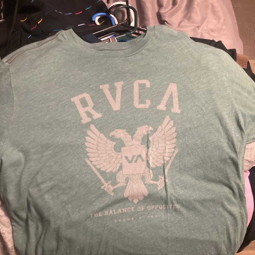 RVCA Short Sleeve T Shirt Men Lg - image 4
