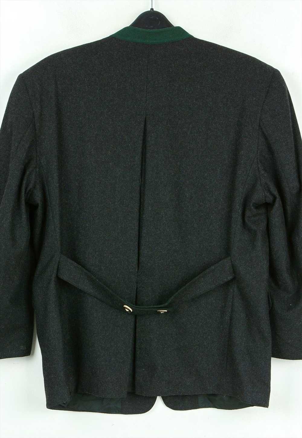 M Cashmere Wool Trachten Coat Button Jacket Jager… - image 2