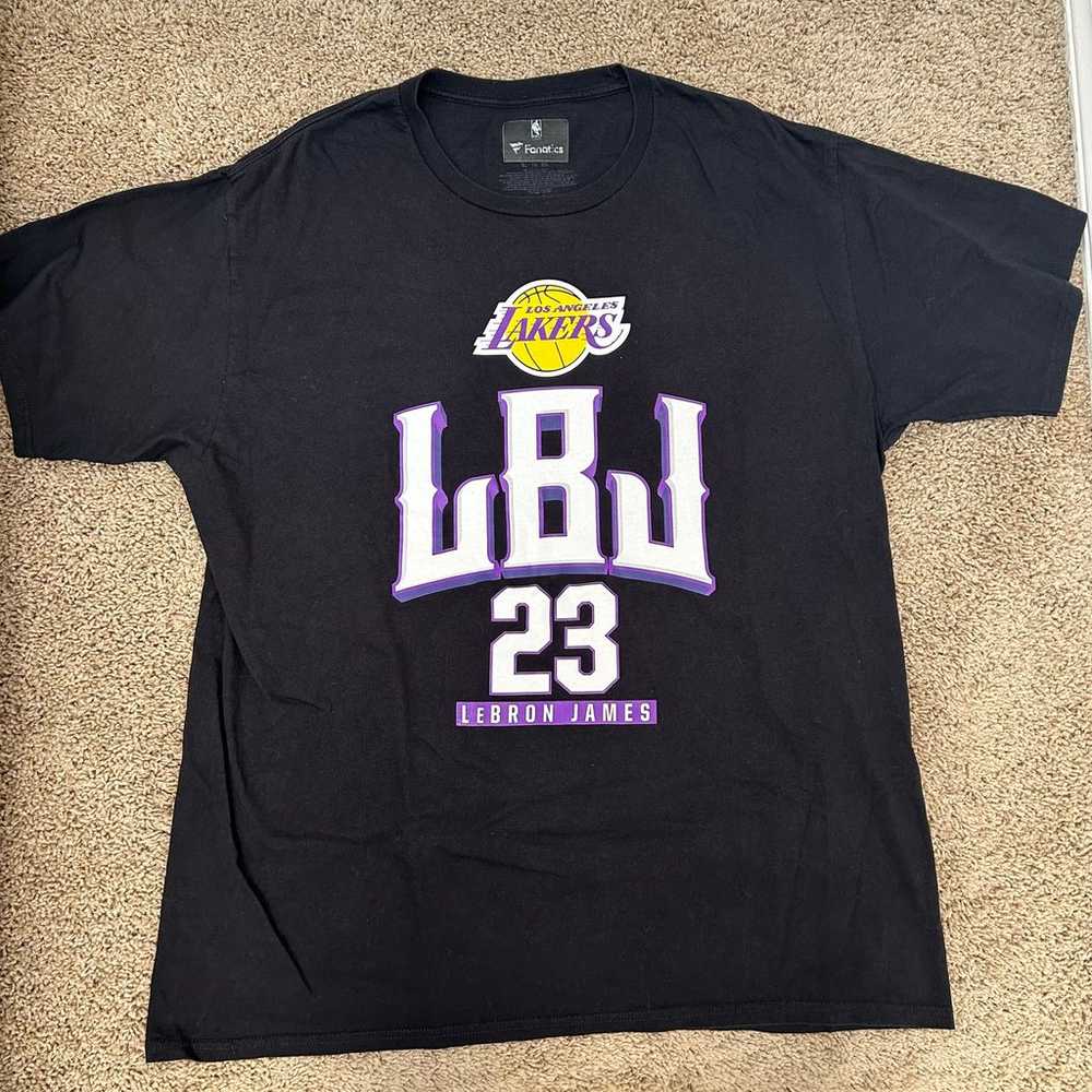 Lebron James Los Angeles Lakers Fanatics Black LB… - image 1