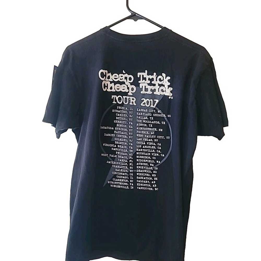 Cheap Trick 2017 Tour T-Shirt Size Large Concert … - image 2