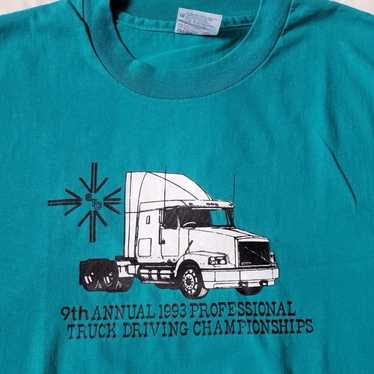 Vintage 1990s Truck Driver tee XL
