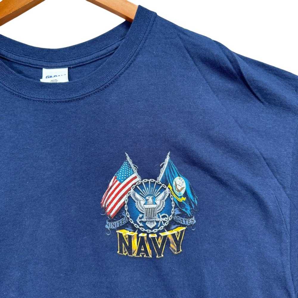 US Navy Seal SOF Military Flags Morale T Shirt Me… - image 3