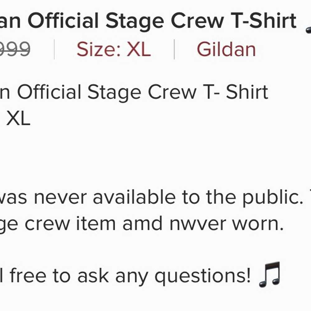 Stage Crew KEITH URBAN Concert T-Shirt - image 6