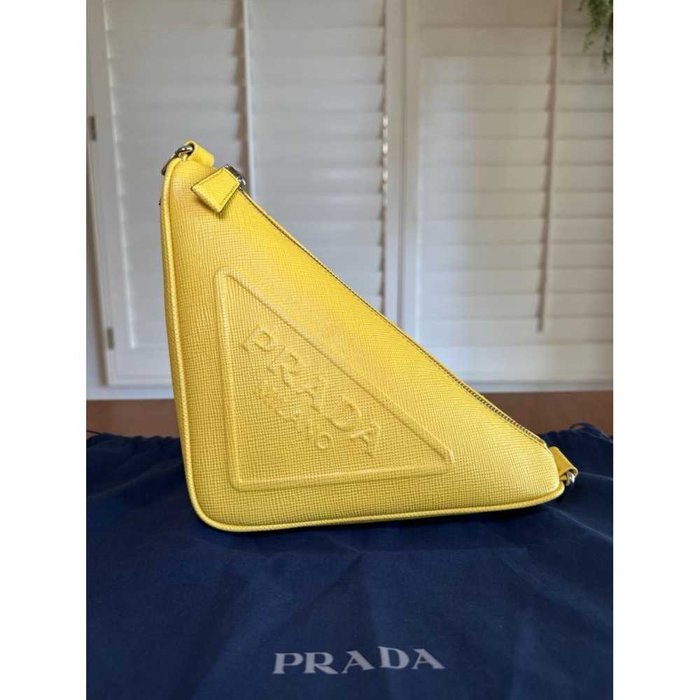 Prada Triangle leather crossbody bag - image 4