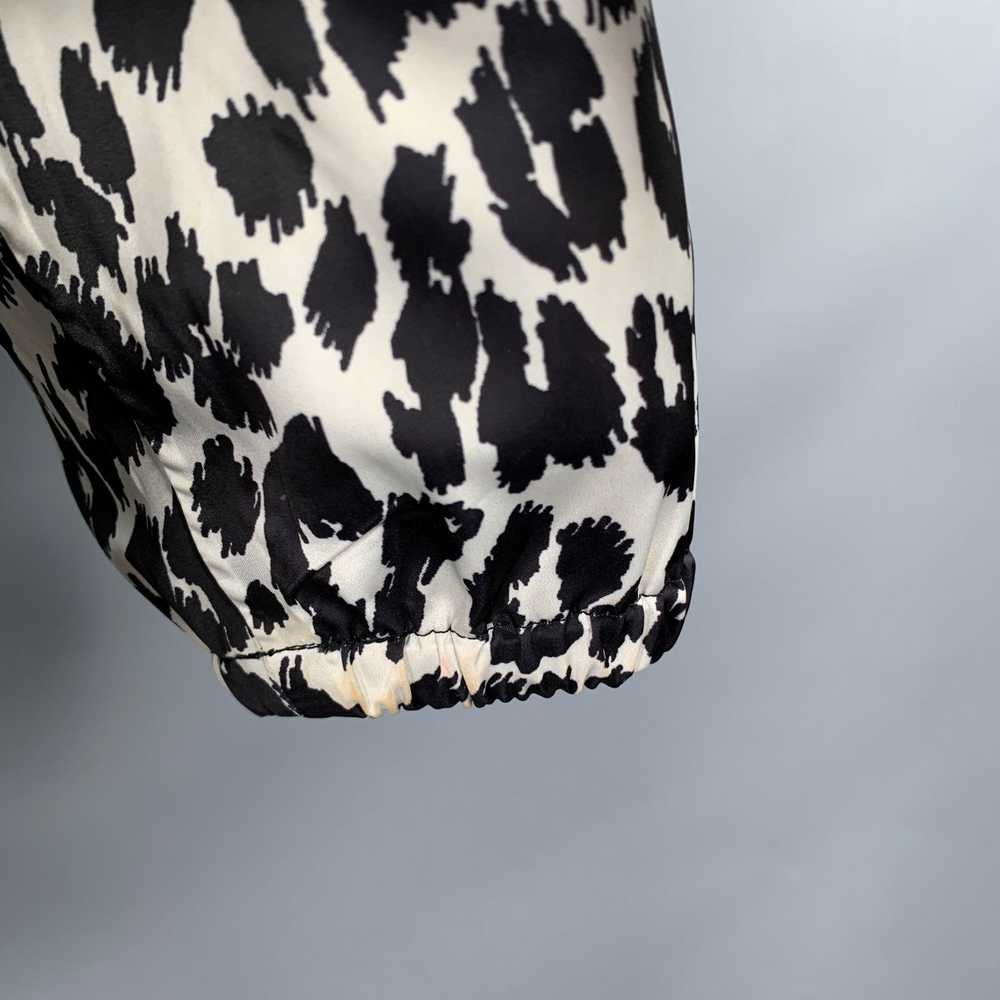 Marc Jacobs Black White Animal Print Polyester Ja… - image 5