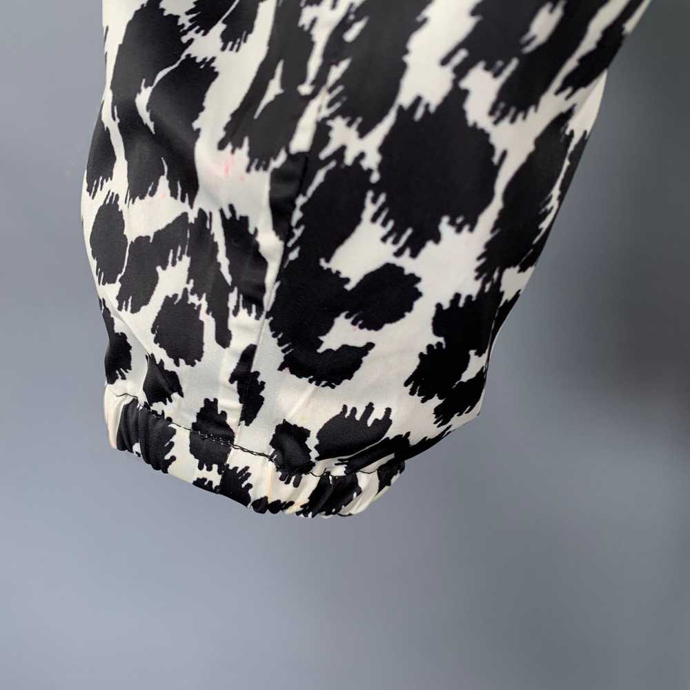 Marc Jacobs Black White Animal Print Polyester Ja… - image 6