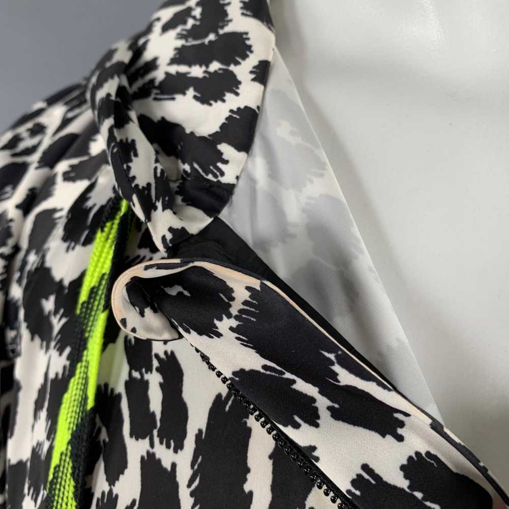 Marc Jacobs Black White Animal Print Polyester Ja… - image 7