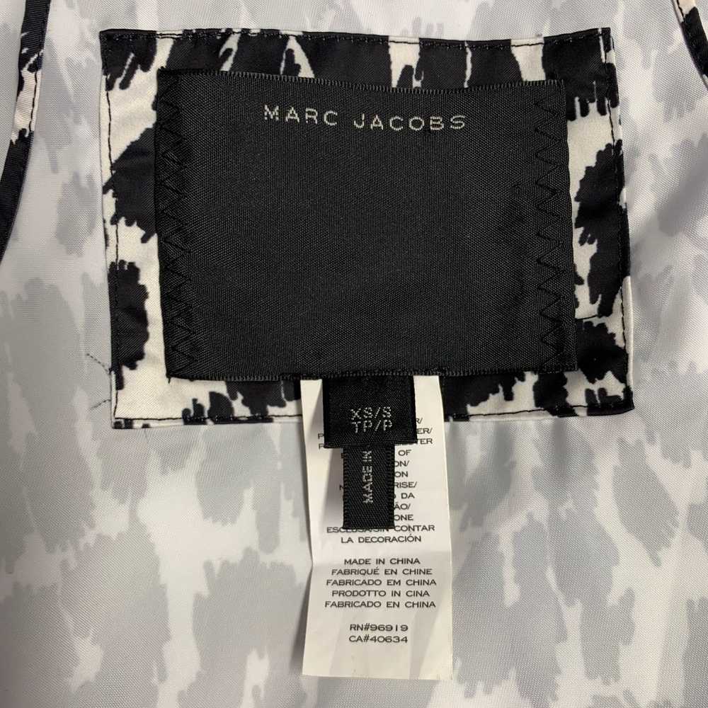 Marc Jacobs Black White Animal Print Polyester Ja… - image 8