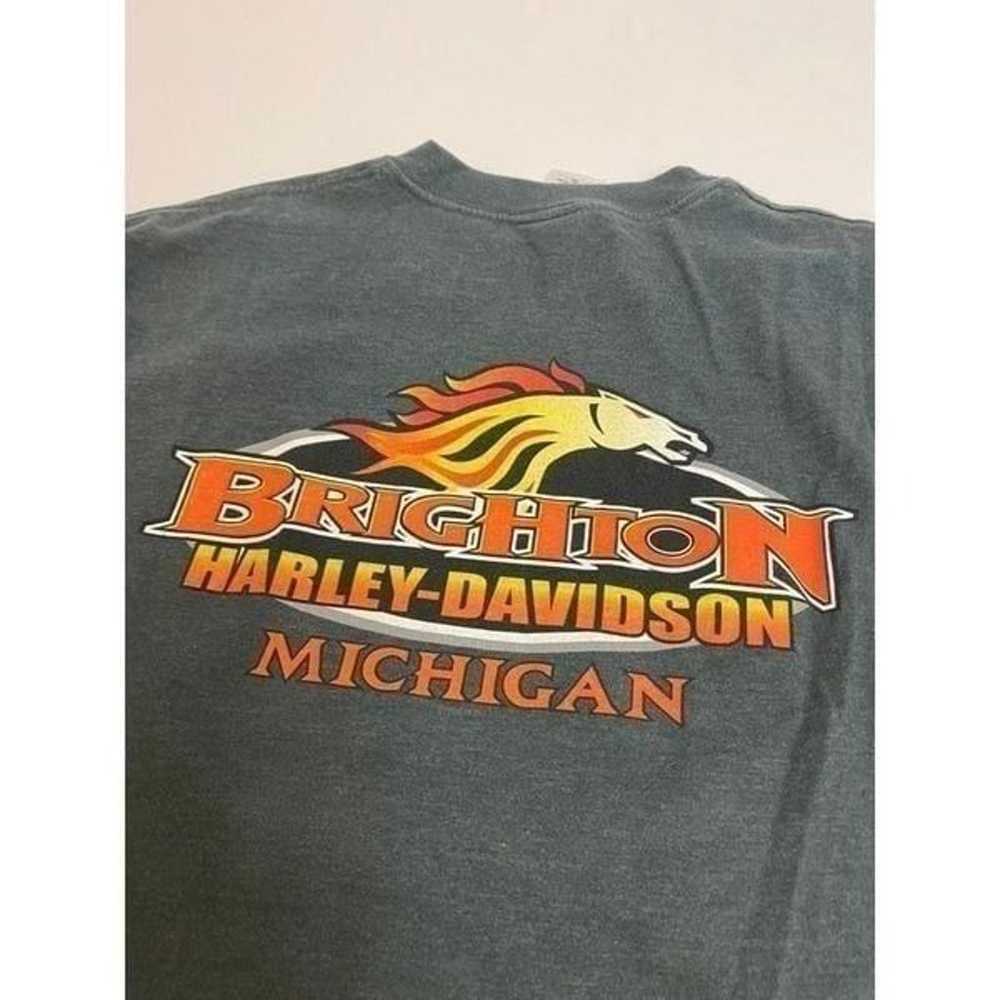Harley Davidson Brighton Michigan t shir - image 6